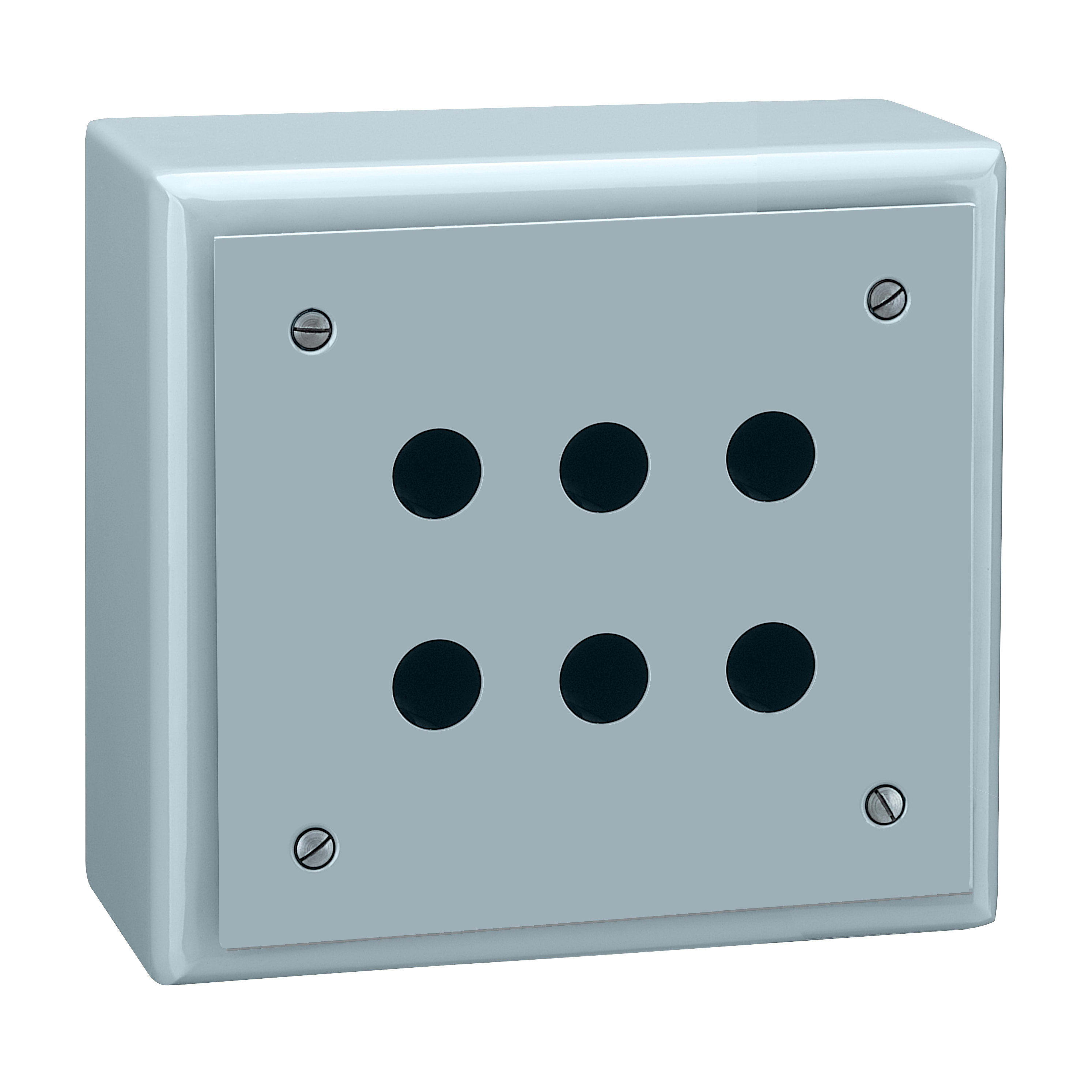SCHNEIDER ELECTRIC - Pulsantiera vuota XB2-S - lega di alluminio - 6 fori su 3 file