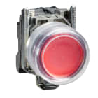 SCHNEIDER ELECTRIC - Pulsante rosso Ø22 - ad impulso - 1 NC