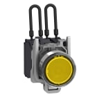 SCHNEIDER ELECTRIC - Pulsante di test lampada spia giallo 24V- Ø22