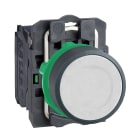 SCHNEIDER ELECTRIC - Pulsante completo sporgente bianco Ø22 ad impulso 1 NO senza marcatura