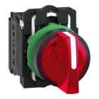 SCHNEIDER ELECTRIC - Selettore luminoso arancione  Ø22 3-posizioni fisse 1NO+1NC 230Vac- LED universale