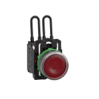 SCHNEIDER ELECTRIC - Pulsante di test lampada spia rossa 110 120V- Ø22