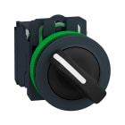 SCHNEIDER ELECTRIC - Harmony XB5, selettore a leva 2 posizioni fisse filopannello Ø30, in plastica, 1NO+1NC