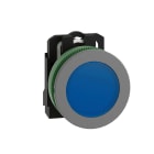 SCHNEIDER ELECTRIC - Lampada spia blu 24Vac/dc filopannello - Ø30 - LED universale - ghiera grigia - Ø30 - LED universale