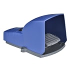 SCHNEIDER ELECTRIC - Interruttore a pedale singolo XPE-B c/protezione plastica blu - 1NC+1NO