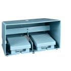 SCHNEIDER ELECTRIC - Interruttore a pedale doppio - IP66 c/protezione metallo blu-2 NC + 2 NO