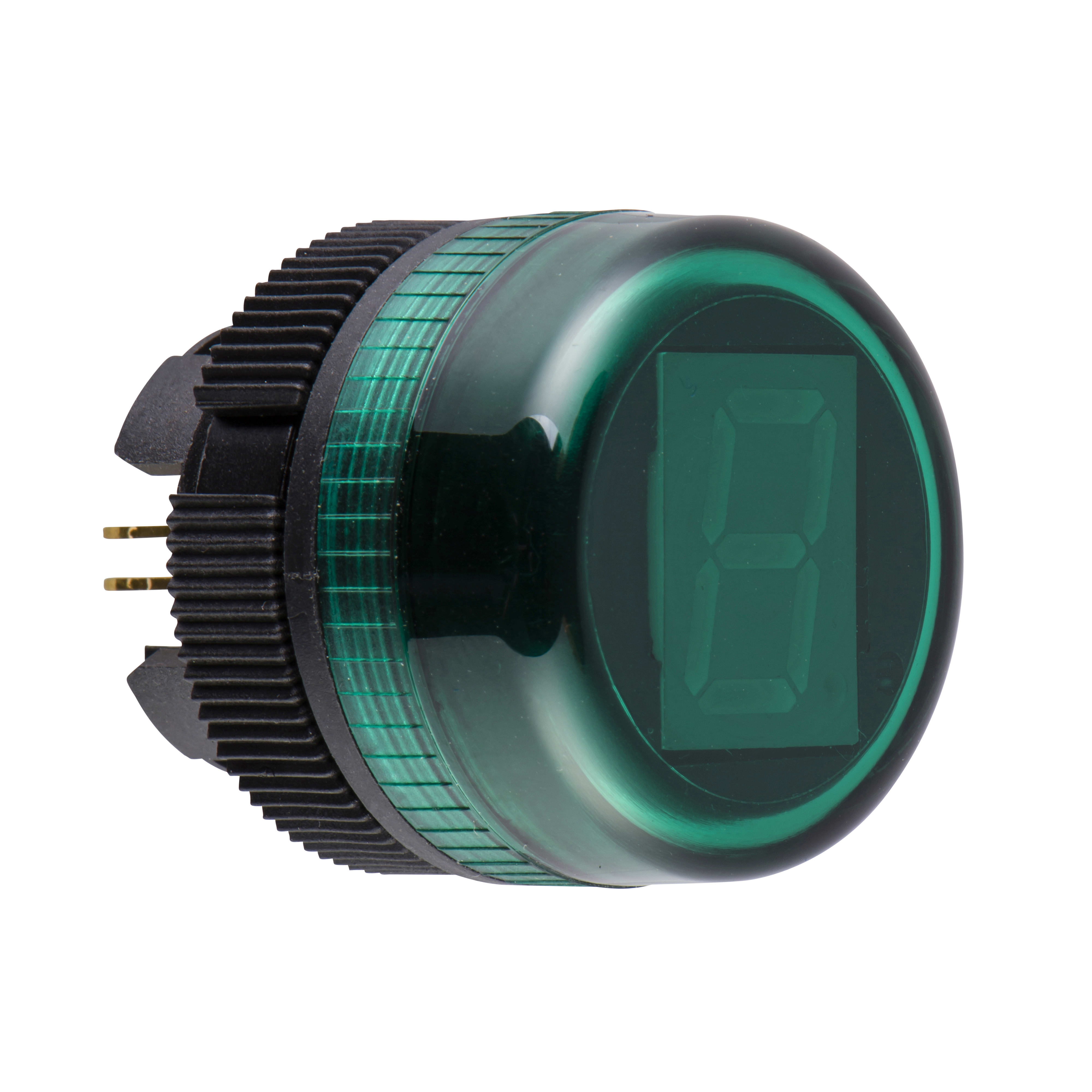 SCHNEIDER ELECTRIC - Testa per display numerico Ø22 -verde