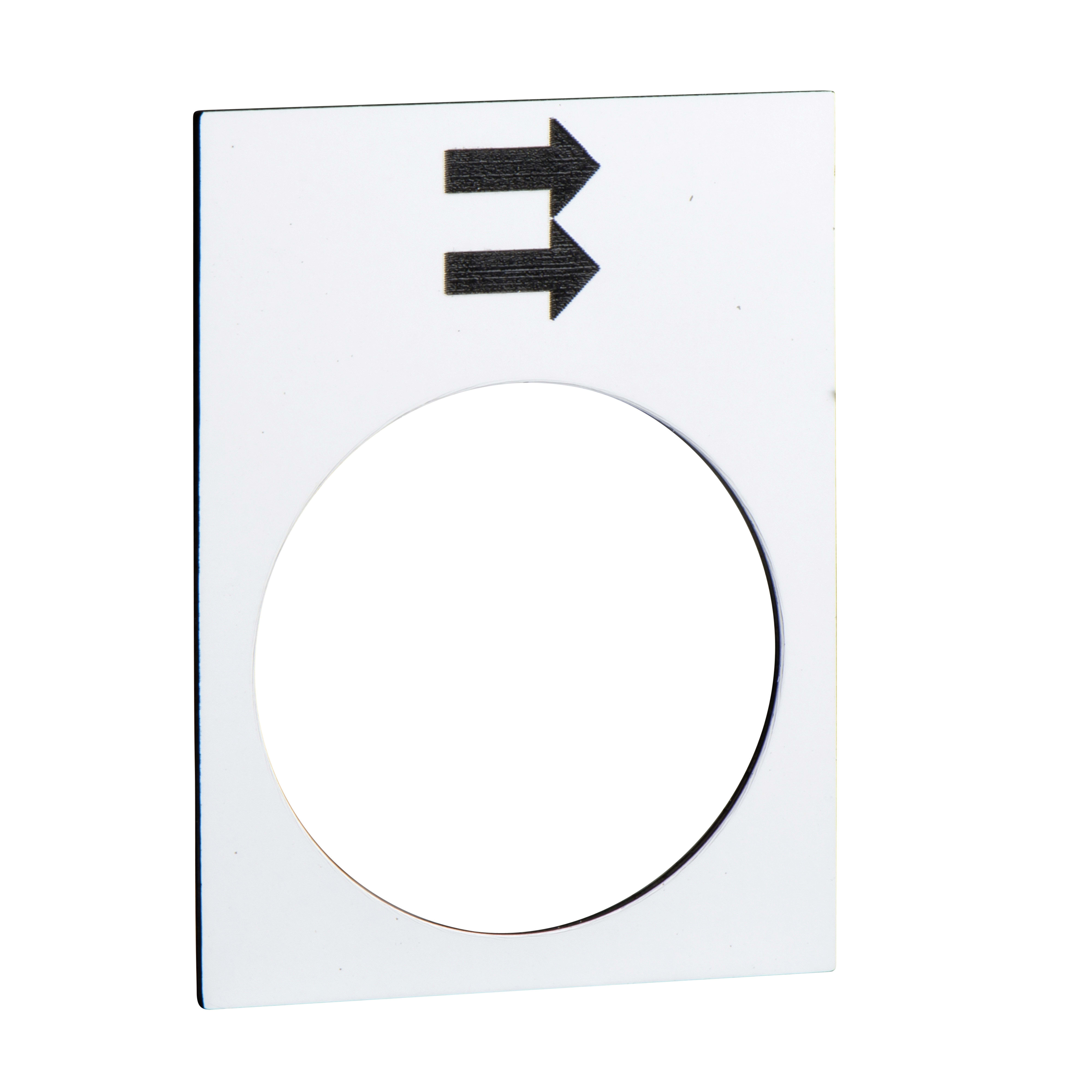 SCHNEIDER ELECTRIC - Etichetta - 30×40mm - bianco - sollevamento o destra, veloce
