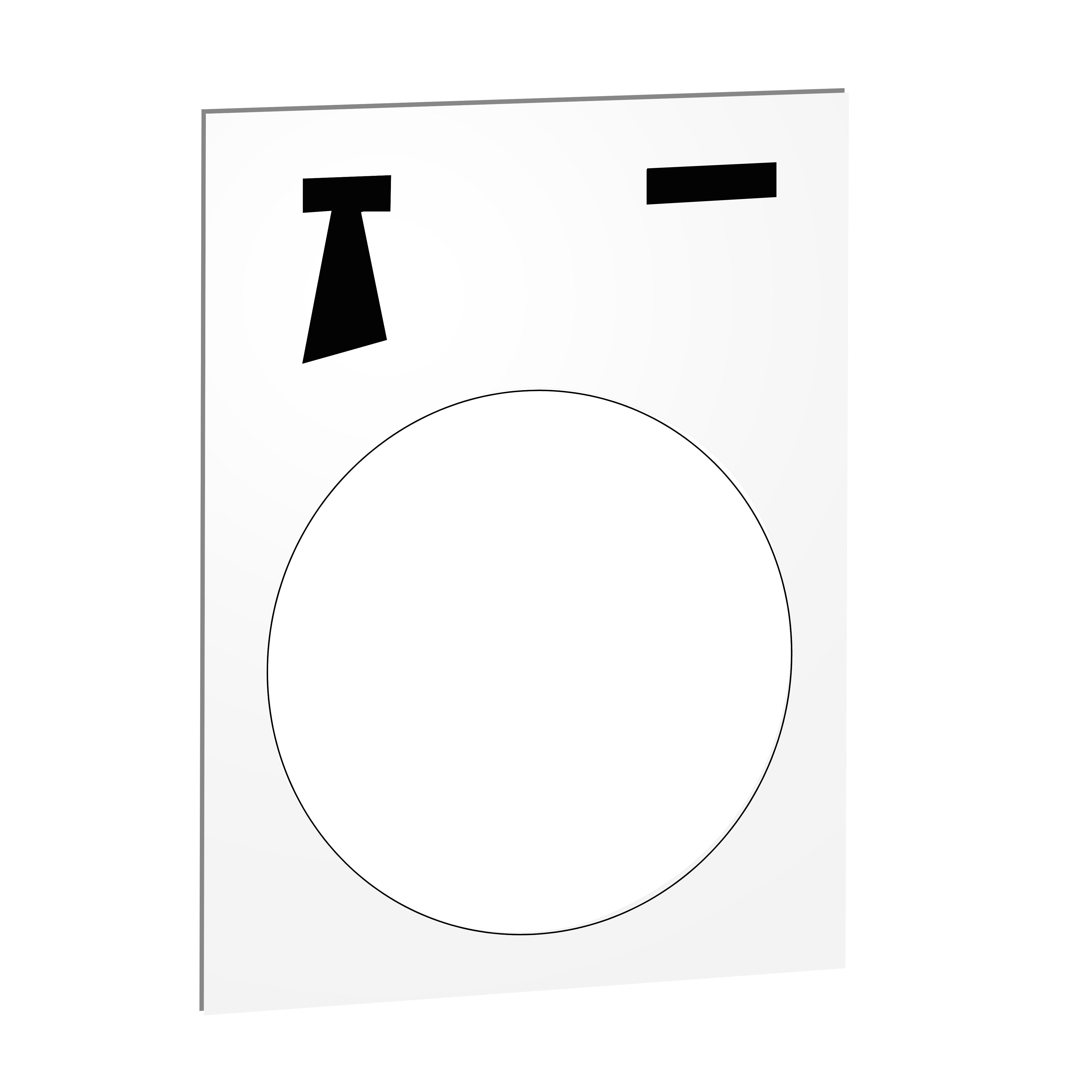 SCHNEIDER ELECTRIC - Etichetta - 30×40mm - bianco - avvio clacson