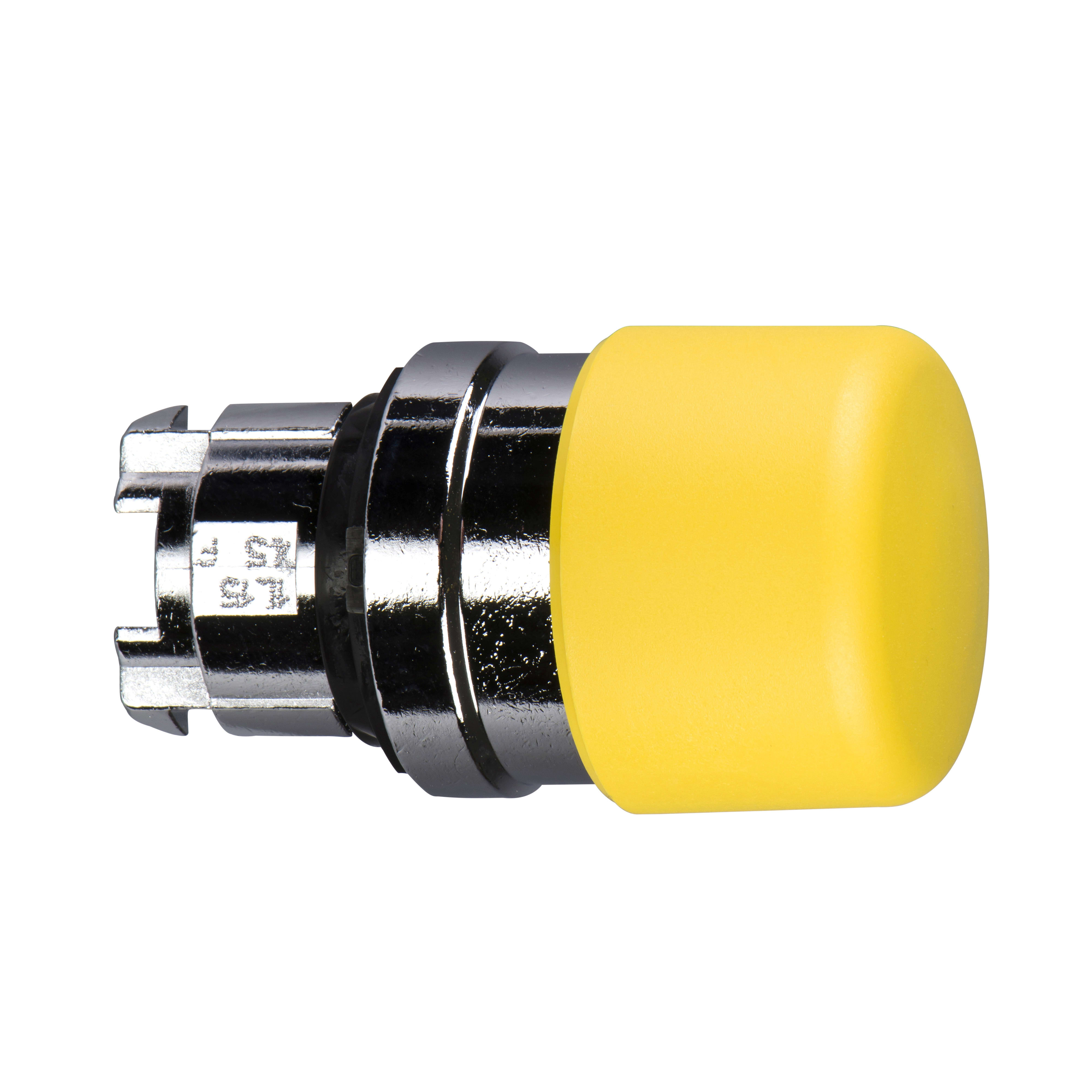 SCHNEIDER ELECTRIC - Testa pulsante Ø22 - ad impulso - fungo Ø30 - giallo