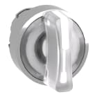 SCHNEIDER ELECTRIC - Testa selettore luminoso -Harmony XB4 - 3 posizioni Ø22 - bianco- per LED universale, metallo
