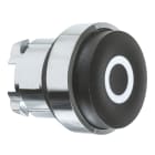 SCHNEIDER ELECTRIC - Testa pulsante Ø22 - ad impulso - sporgente - nera - o