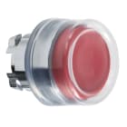 SCHNEIDER ELECTRIC - Testa pulsante Ø22 - sporgente—rossa - (silicone trasparente)