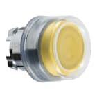 SCHNEIDER ELECTRIC - Testa pulsante Ø22 - sporgente—gialla - (silicone trasparente)