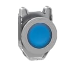 SCHNEIDER ELECTRIC - Testa pulsante blu filopannello per inserimento etichette- per LED universale- Ø30