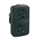 SCHNEIDER ELECTRIC - Testa pulsante doppio a filo Ø22 senza marcatura
