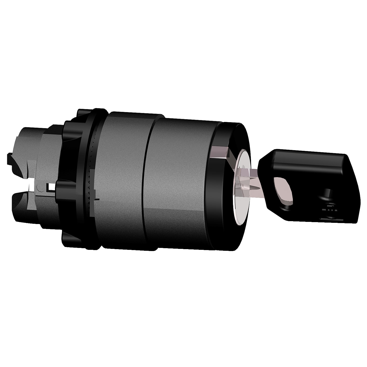 SCHNEIDER ELECTRIC - Testa selettore a chiave , Harmony XB5, Ø22 mm , 2 posizioni fisse , chiave speciale,estrazione a destra