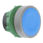 SCHNEIDER ELECTRIC - Testa pulsante blu ghiera grigia