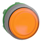 SCHNEIDER ELECTRIC - Testa pulsante luminoso arancio ghiera grigia- per LED universale - Ø22