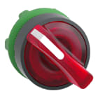 SCHNEIDER ELECTRIC - Testa selettore luminoso, Harmony XB5,  plastica, leva rossa, 22mm, per LED universale, 2 posizioni fisse