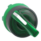 SCHNEIDER ELECTRIC - Testa selettore luminoso, Harmony XB5,  plastica, leva verde, 22mm, per LED universale, 2 posizioni con ritorno