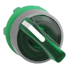 SCHNEIDER ELECTRIC - Testa selettore luminoso verde ghiera grigia- per LED universale- Ø22