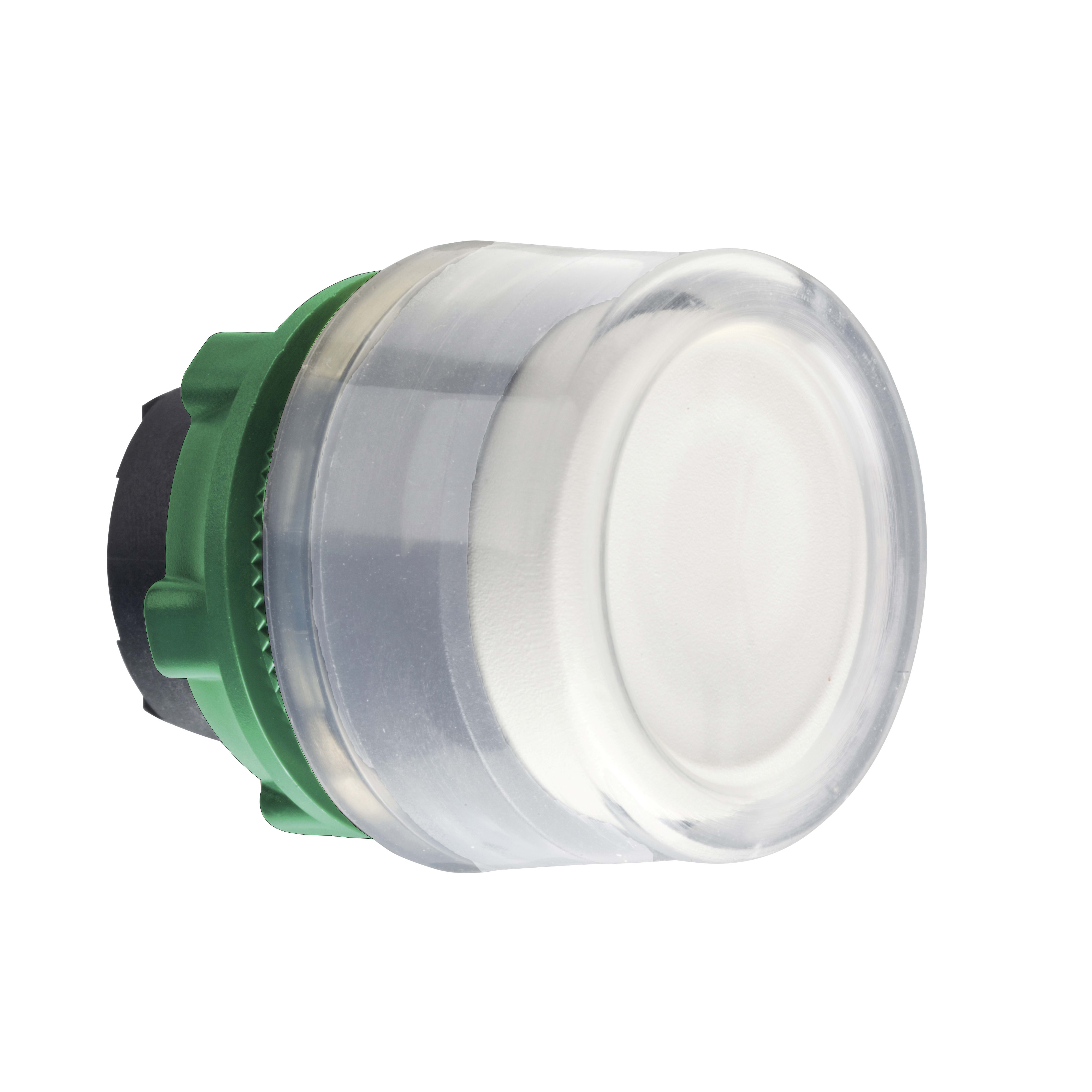 SCHNEIDER ELECTRIC - Testa pulsante bianco con cappuccio grigio