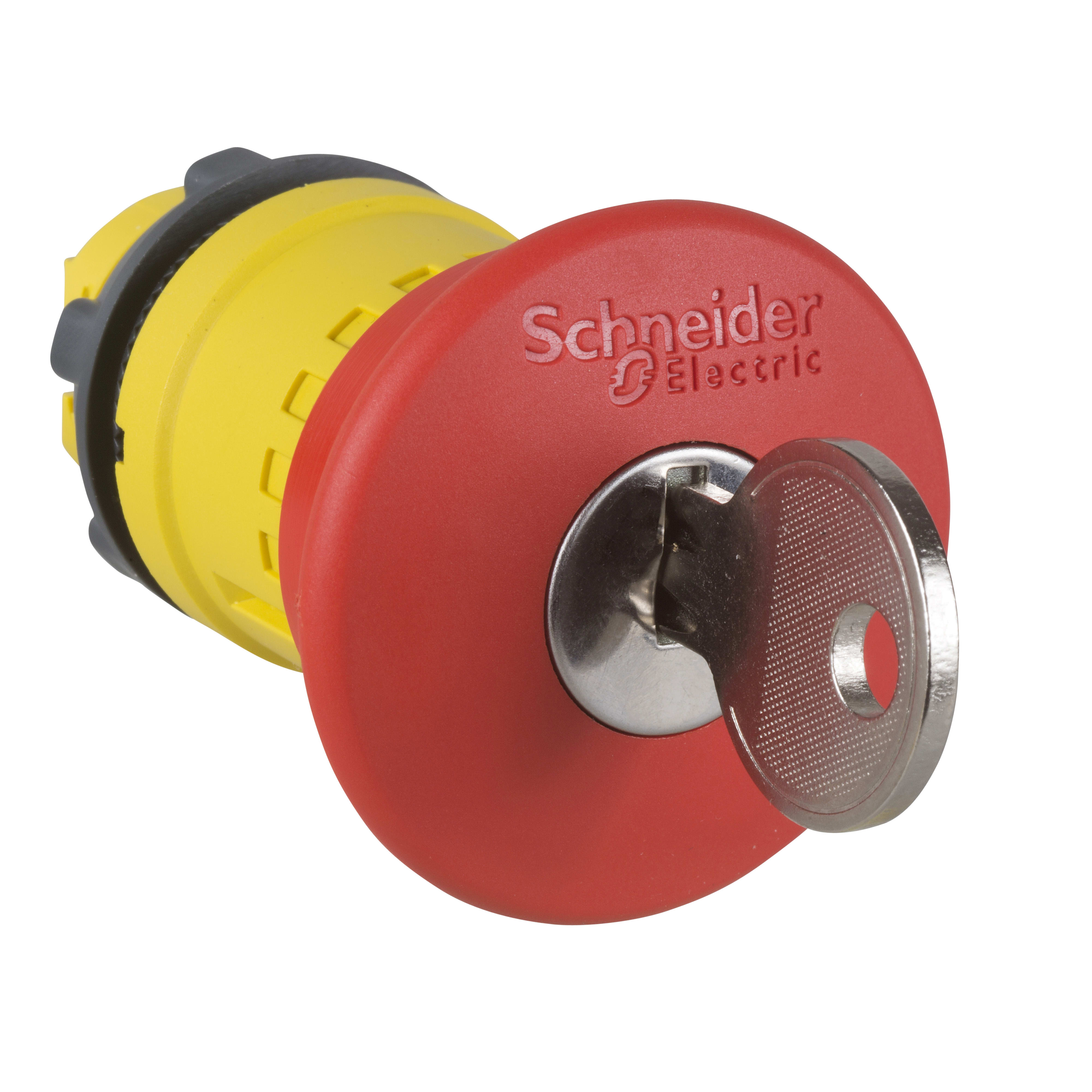 SCHNEIDER ELECTRIC - Testa pulsante fungo rosso emergenza