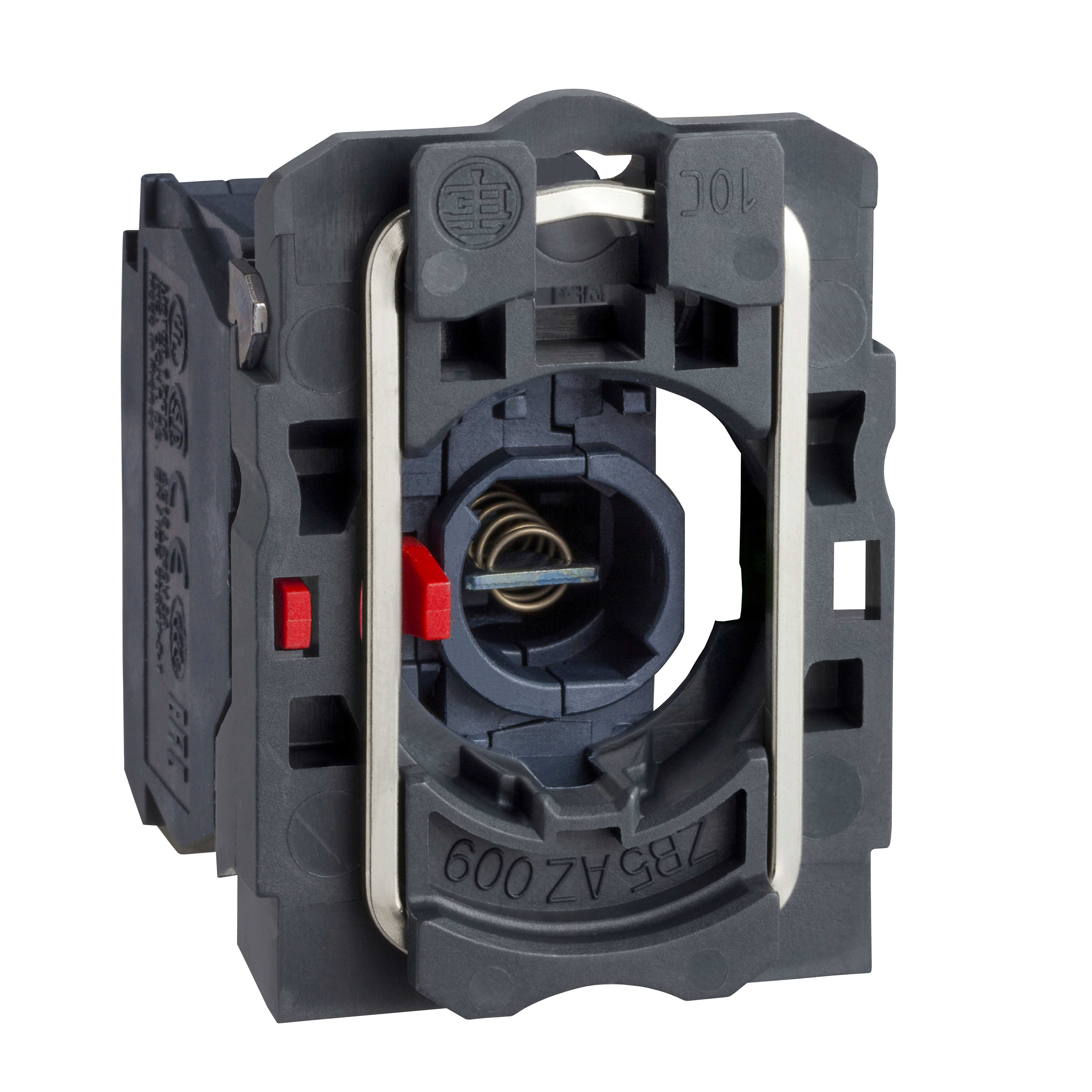 SCHNEIDER ELECTRIC - Corpo per pulsante luminoso Ø22 - base BA 9S 1NC