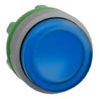 SCHNEIDER ELECTRIC - Testa pulsante luminoso blu ghiera grigia- per LED universale - Ø22