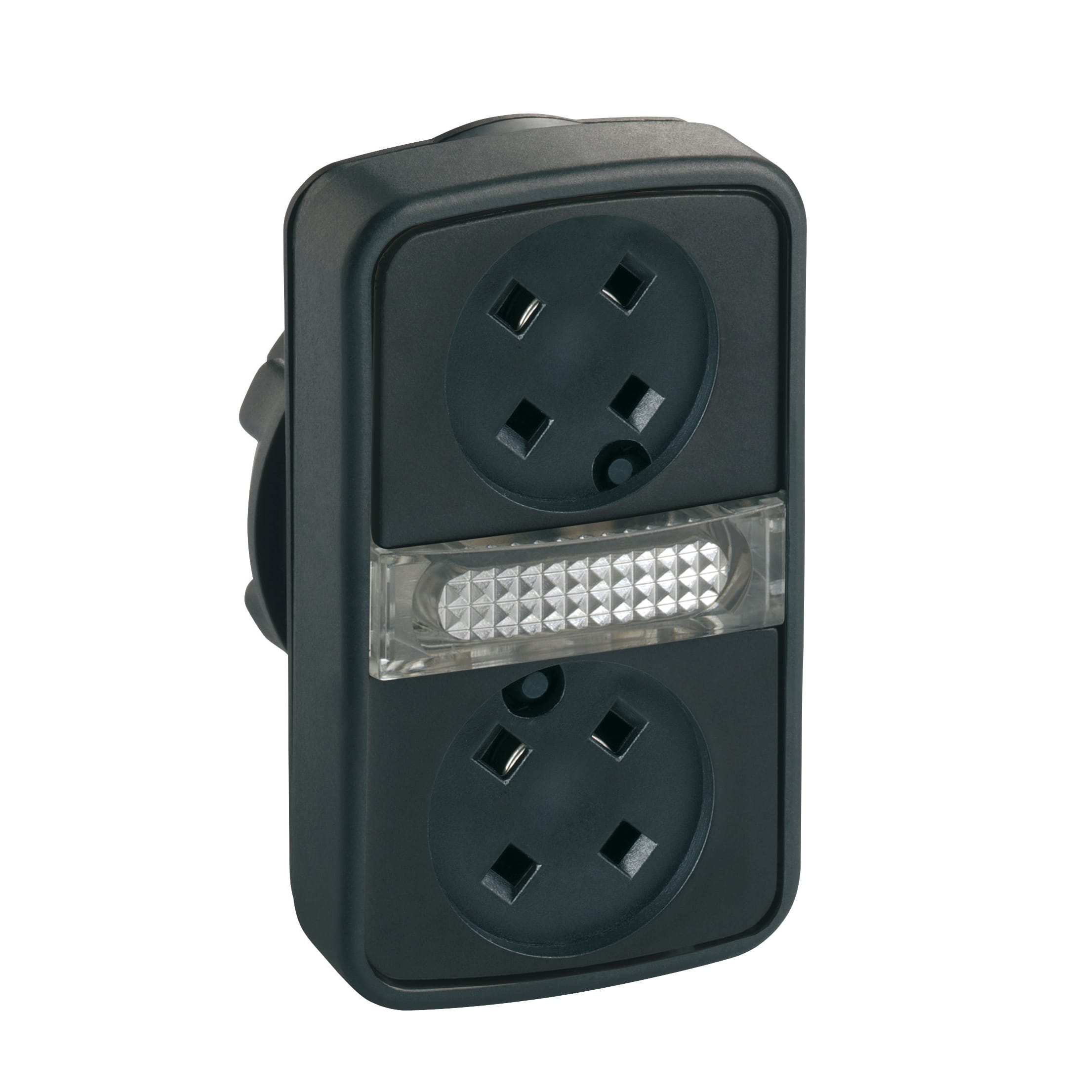 SCHNEIDER ELECTRIC - Filo/filo pulsante doppio luminoso Ø22 senza capsula