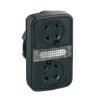 SCHNEIDER ELECTRIC - Filo/filo pulsante doppio luminoso Ø22 senza capsula