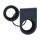 SCHNEIDER ELECTRIC - Kit filopannello, Harmony XB5, montaggio foro 30mm per selettori e pulsanti luminosi 22mm, plastica, etichetta per 2 linee di testo