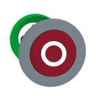 SCHNEIDER ELECTRIC - Testa pulsante rosso sporgente O a filo grigio