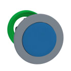 SCHNEIDER ELECTRIC - Testa pulsante blu sporgente a filo grigio