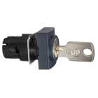 SCHNEIDER ELECTRIC - Testa selettore a chiave rettangolare Harmony XB6, 16mm 2 posizioni fisse, chiave 200, estrazione in tutte
