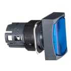 SCHNEIDER ELECTRIC - Testa pulsante luminoso rettangolare Ø16 - filoghiera - blu