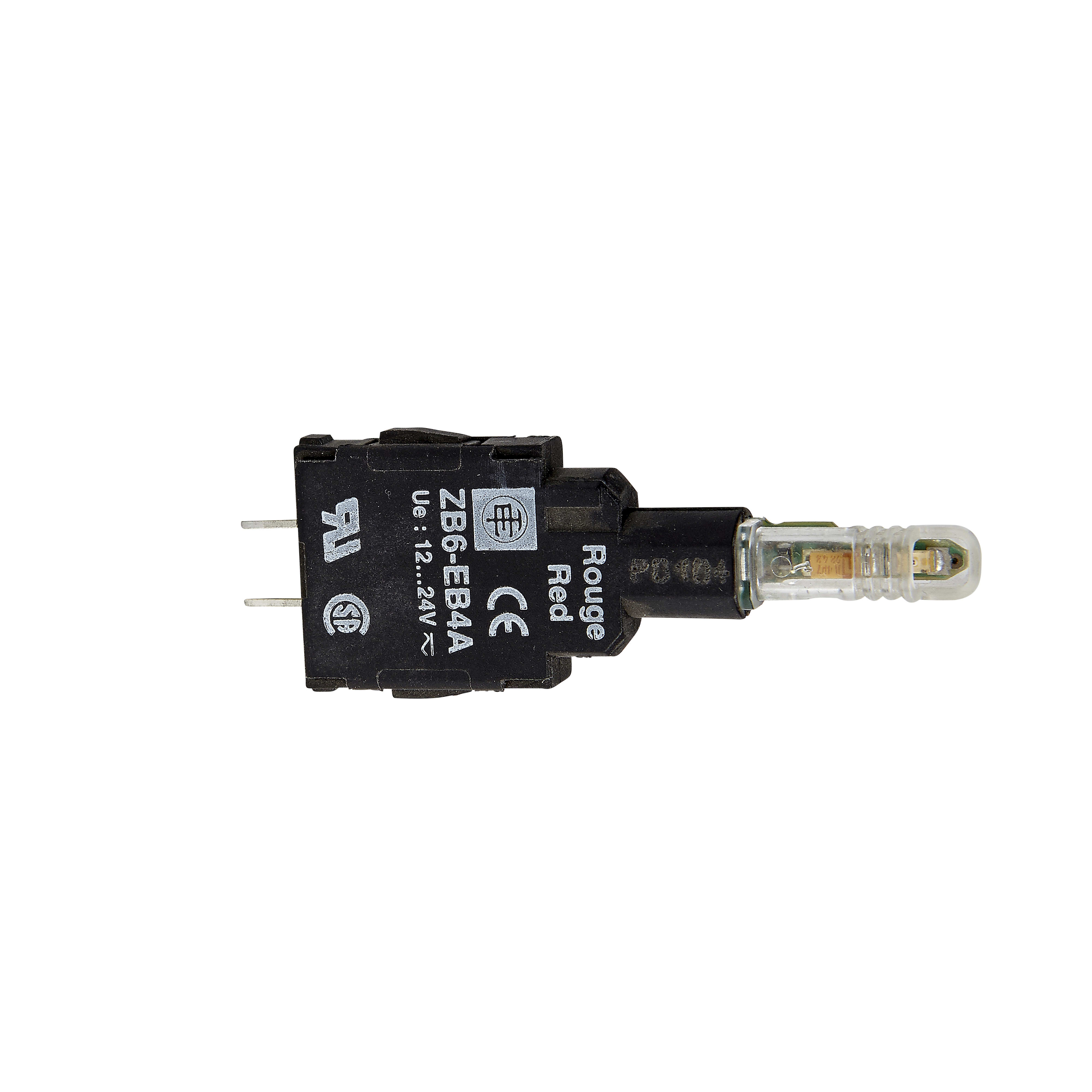 SCHNEIDER ELECTRIC - Corpo lampada spia - ZB6 - LED integrato verde - 12-24 V