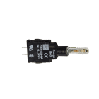SCHNEIDER ELECTRIC - Corpo lampada spia - ZB6 - LED integrato verde - 12-24 V
