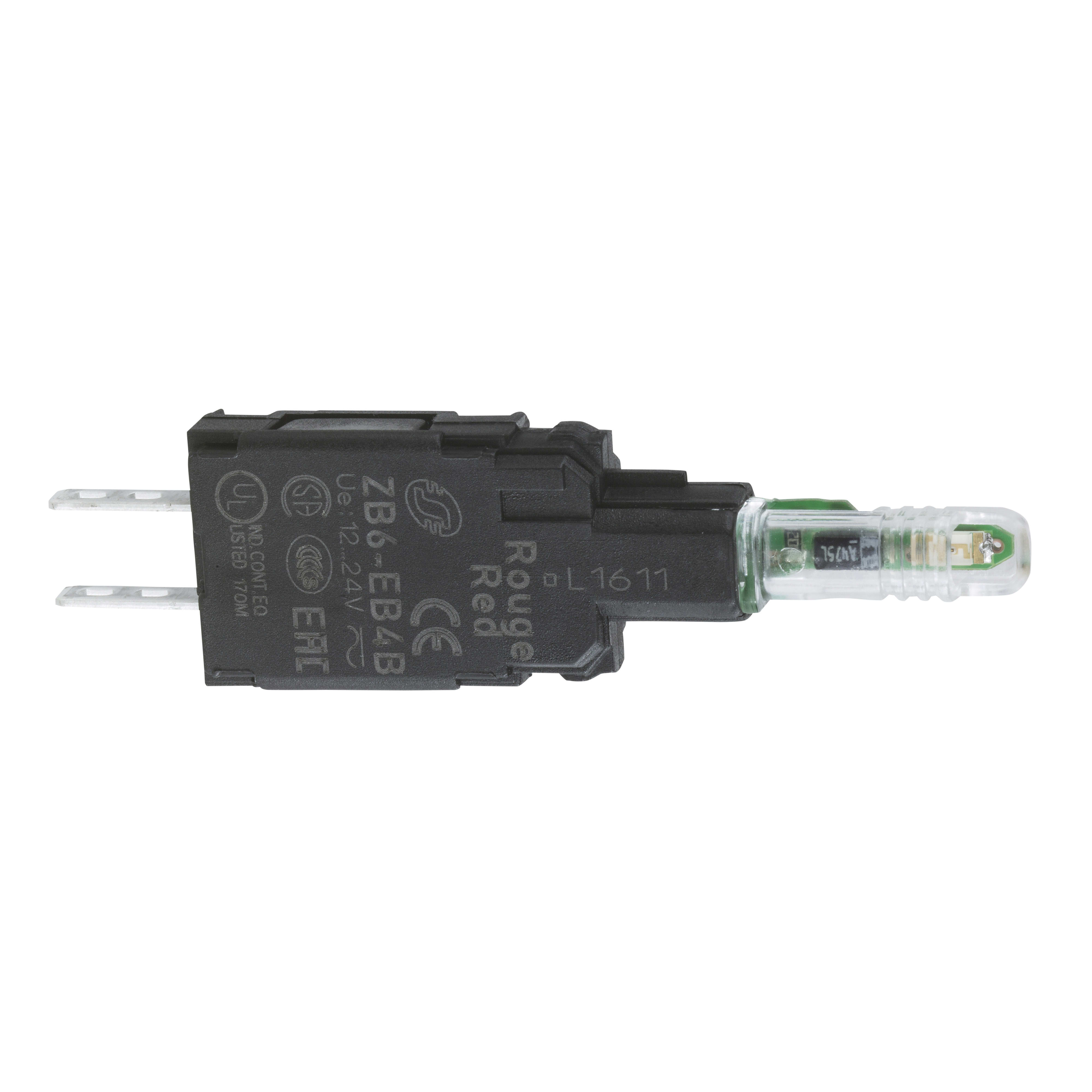 SCHNEIDER ELECTRIC - Corpo lampada spia - ZB6 - LED integrato verde - 48-120 V