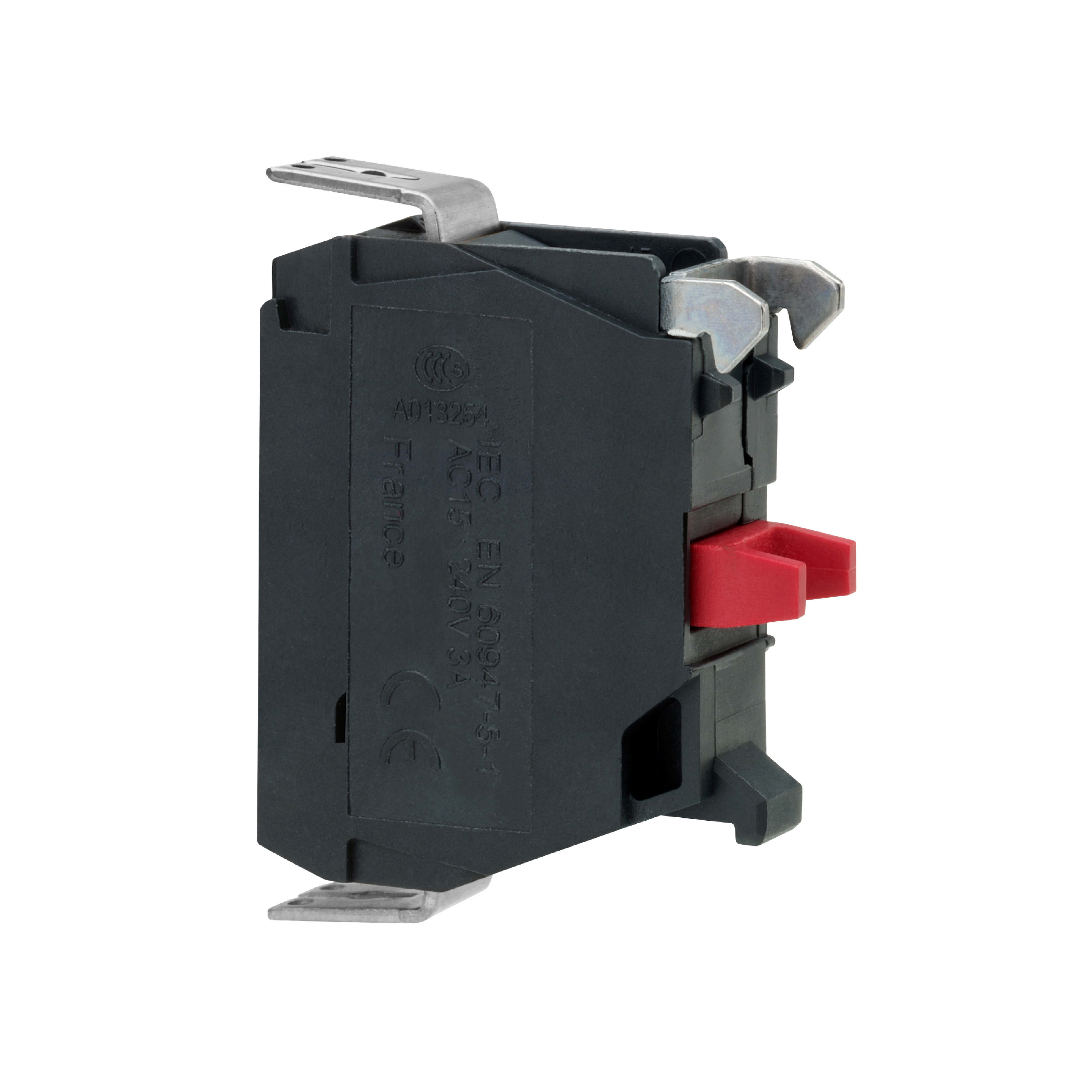 SCHNEIDER ELECTRIC - contatto singolo per testa Ø22 1NC dorati faston