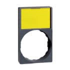 SCHNEIDER ELECTRIC - Porta etichetta 30 X 50mm con etichetta neutra per unità Ø22 testa circolare