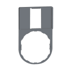 SCHNEIDER ELECTRIC - Portaetichetta 30 x 50 mm senza etichetta 18 x 27 mm colore grigio (prezzo per 1000 pz) - [prezzo per 1000 pz]