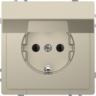 SCHNEIDER ELECTRIC - Presa SCHUKO sportello fless, protez, senza vite, sahara, System Design
