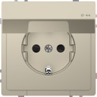SCHNEIDER ELECTRIC - Presa SCHUKO sportello fless, IP44, protez, senza vite, sahara, System Design