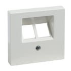 SCHNEIDER ELECTRIC - Piastra serie civile, SpaceLogic KNX, Interruttori Merten System M, Bianca