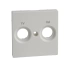 SCHNEIDER ELECTRIC - Piastra serie civile, SpaceLogic KNX, Interruttori Merten System M, Bianco