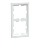 SCHNEIDER ELECTRIC - Cornice D-Life, 2 slot, bianco loto