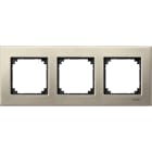SCHNEIDER ELECTRIC - CORNICE M-ELEGANCE, TRIPLA, METALLO, TIT