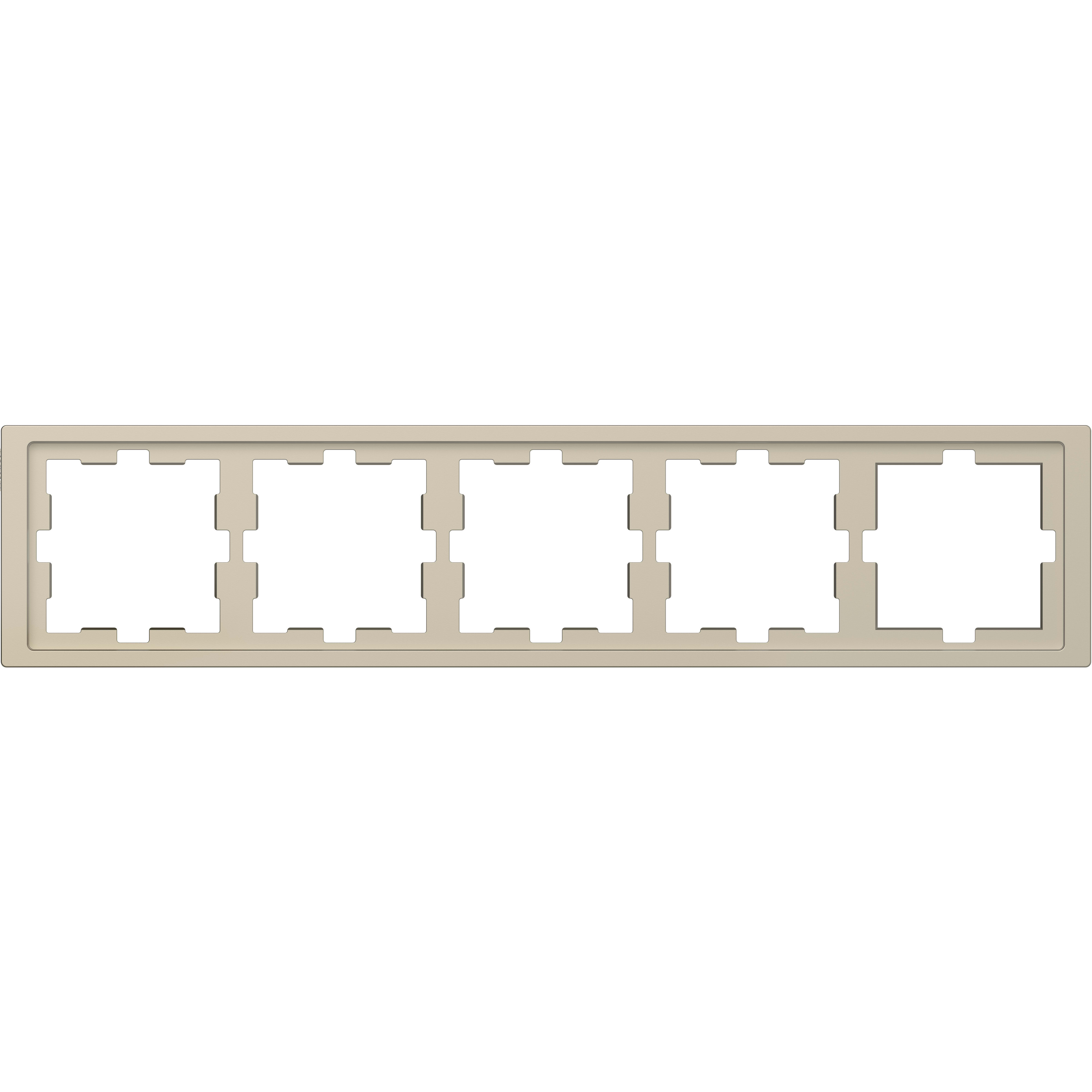 SCHNEIDER ELECTRIC - Cornice D-Life, 5 slot, sahara